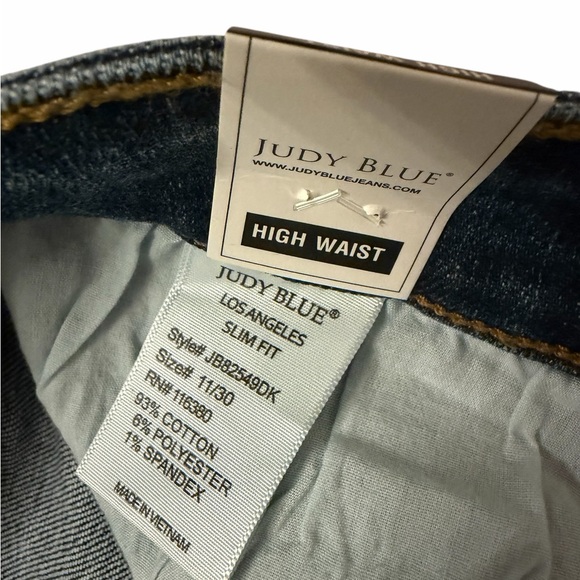 NEW JUDY BLUE High Rise Slim Fit Jeans Women’s Size 11 / 30 FAST SHIP 3243-12 - Picture 6 of 11